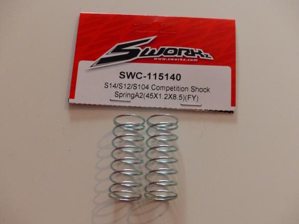 SWORKz 1/10 Competition Feder Stoßdämpfer A-2 (45X1.2X8.5)(FY)(2)